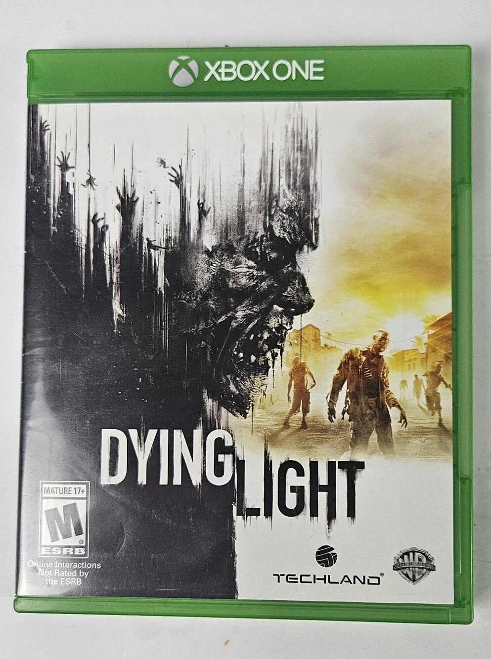 Xbox One Dying Light Video Game - Green Case
